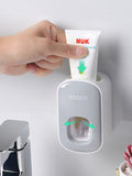 Automatic Wall Mounted Toothpaste Dispenser Set – Hands-Free Toothpaste Holder & Bathroom Accessories Organizer
