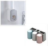Automatic Wall Mounted Toothpaste Dispenser Set – Hands-Free Toothpaste Holder & Bathroom Accessories Organizer
