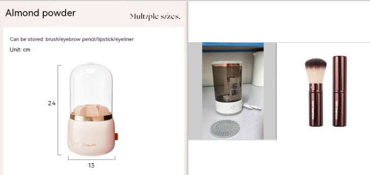 Women Eye Shadow Brush Cleaner – Portable Electric Makeup Brush Cleaning Machine with USB Charging | Automatic Cosmetic Brush Washer