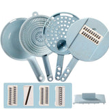 8-in-1 Mandoline Vegetable Slicer – Potato, Carrot, Onion Grater with Strainer & Cutter for Kitchen