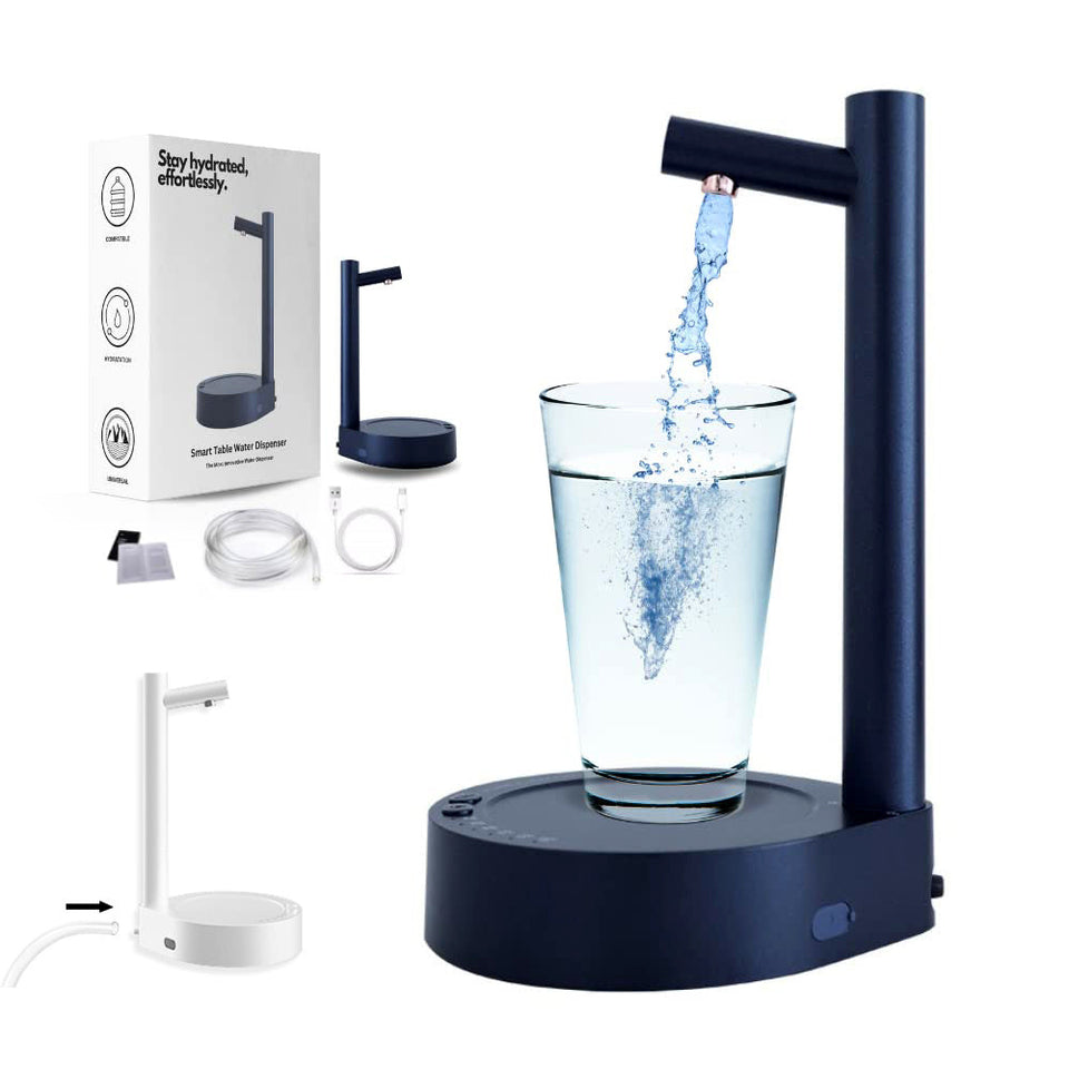 Electric Water Bottle Dispenser – Rechargeable Automatic Desk Gallon Water Pump