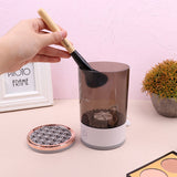 Women Eye Shadow Brush Cleaner – Portable Electric Makeup Brush Cleaning Machine with USB Charging | Automatic Cosmetic Brush Washer